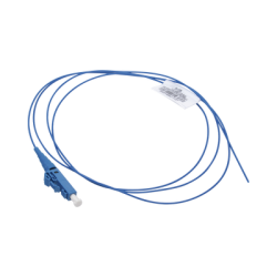 Pigtail de Fibra Óptica LC Simplex, Monomodo OS2 9/125, 900um, Color Azul, 1 Metro
