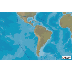 M-SA-Y038-MS MAX-N+ mapas del caribe, centro y Sudamérica. Compatible únicamente con series GO, NSO y NSS.