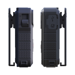 Body Camera para Seguridad, Video Full HD, Descarga de Vídeo automática con estación, Pantalla TFT con indicador de batería y memoria.