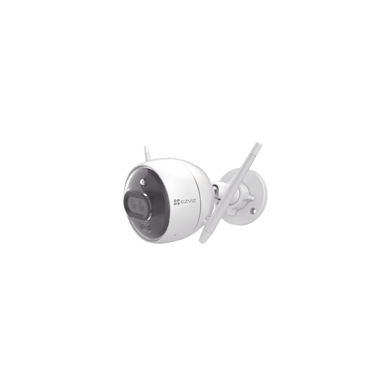 Bala IP 2 Megapíxel / Wi-Fi  / Doble Lente / COLORES EN OSCURIDAD / Deteccion de Personas o Vehículos  / Cruce de Línea / Intrusión a un área / Audio de dos vías / Luz Estroboscópica / Sirena / MicroSD