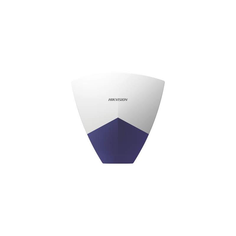 (AX HUB) Sirena Inalámbrica con Estrobo Azul para Exterior / 110 dB 