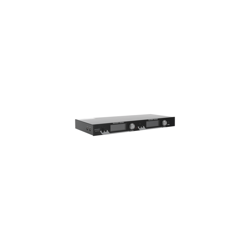 Kit de Microfonía inalámbrico | 2 Micrófonos de mano | Receptor UHF | Pantalla LCD | 200 Canales | Gran cobertura