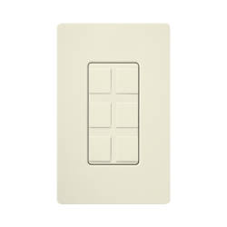 Caja de pared para varios contactos de red o tel, 6 mini espacios 
