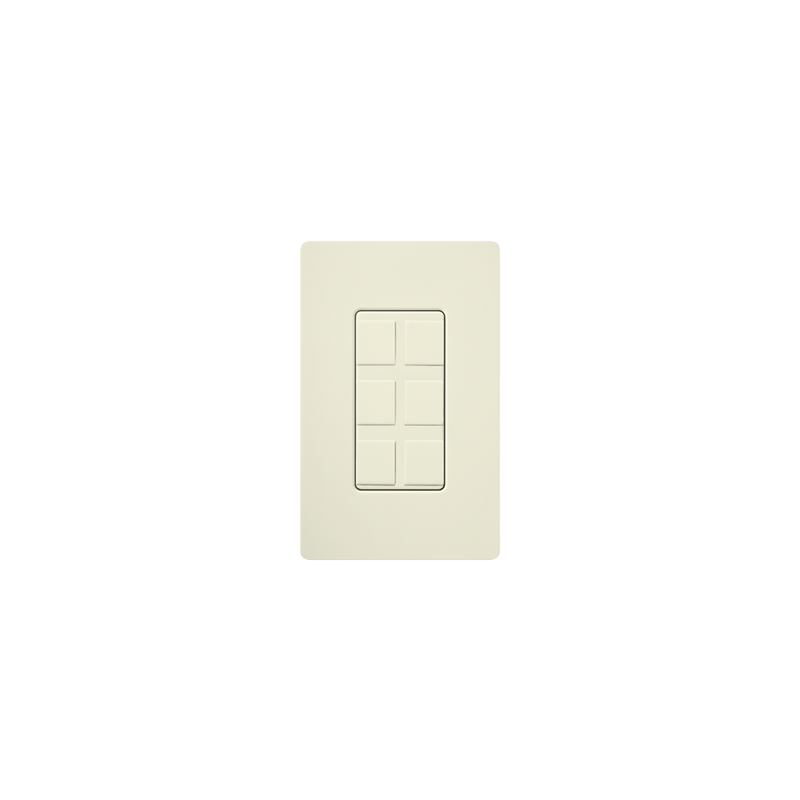 Caja de pared para varios contactos de red o tel, 6 mini espacios 
