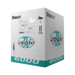 Bobina de Cable UTP 305 m. de Cobre, TX6000™ PanNet, Reelex, Blanco, Categoría 6 Mejorado (23 AWG), PVC (CMR, Riser), de 4 pares