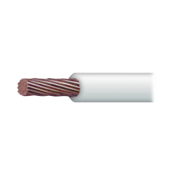 Cable Eléctrico de Cobre Recubierto THW-LS Calibre 2 AWG 19 Hilos Color Blanco (100 metros)