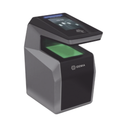 Lector de huella MorphoWave Compact MD/ IP65 / PoE, MIFARE / DESFire.