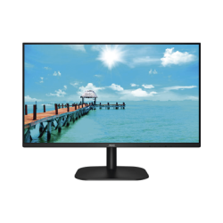 Monitor LED de 27" VESA, Resolución 1920 x 1080 Pixeles,  Entradas de Video VGA / HDMI. Panel IPS LCD  Backlight LED. Ultra Delgado