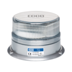 Baliza LED: Reflex, 12-24 Vcc, 15 patrones de destello, lente claro, iluminación ámbar 
