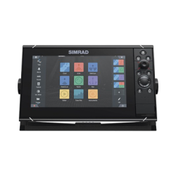 Pantalla Náutica 9 Pulgadas SolarMAX IPS / Procesador iMX 8 / Ecosonda Integrada 1kW CHIRP / GPS Incorporado / Conectividad Inalámbrica / Compatibilidad con Accesorios Simrad / Montaje Flush o Bracket / Incluye Mapa Mundial