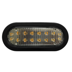 Luz direccional LED ovalada Roja con montaje de ojal  de 7.5 pulgadas