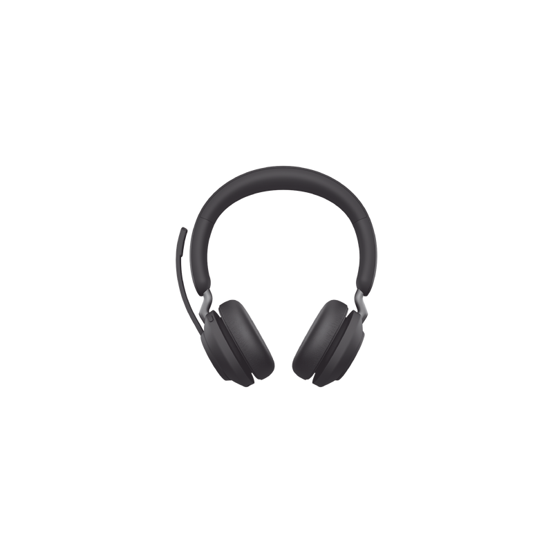 Jabra Evolve2 65, Auricular stereo versión UC con aislamiento de ruido activa, dongle USB-A indicador de ocupado (Busylight) (26599-989-999)