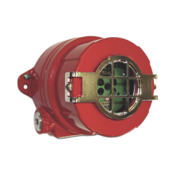 Detector De Flama Multi-Espectro Dual IR/UV, Tecnología Avanzada, Aluminio Libre de Cobre,  Entradas 2x3/4" NPT, Certificaciones FM, cFM Clase I, División 1, Grupos A,B,C,D. Clase II División 1 Grupos E,F,G, Clase III 