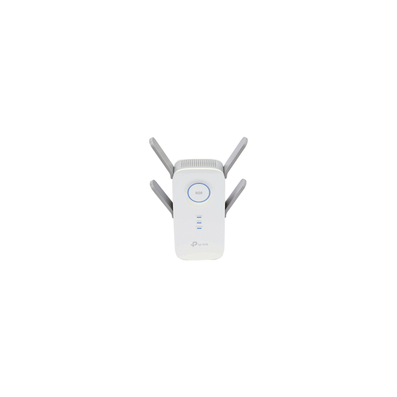 Repetidor / Extensor de Cobertura WiFi AC, 2600 Mbps, doble banda 2.4 GHz y 5 GHz, con 1 puerto 10/100/1000 Mbps, 4 antenas externas