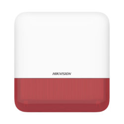 (AX PRO) Sirena Inalámbrica con Estrobo Rojo para Exterior IP65 / 110 dB