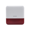 (AX PRO) Sirena Inalámbrica con Estrobo Rojo para Exterior IP65 / 110 dB