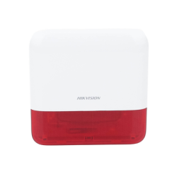 (AX PRO) Sirena Inalámbrica con Estrobo Rojo para Exterior IP65 / 110 dB