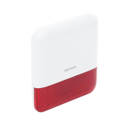(AX PRO) Sirena Inalámbrica con Estrobo Rojo para Exterior IP65 / 110 dB