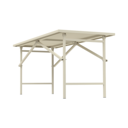 Mesa de Trabajo Plegable 100% para Trabajos Pesados (1832x791x813mm).