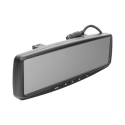 Sistema alámbrico de reversa con cámara y monitor de 4.3 pulgadas, Incluye cámara para placa de  170°