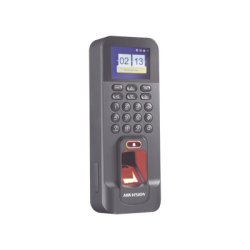 Biométrico WiFi de Acceso y Asistencia Compatible con APP Hik-Connect (P2P) / Soporta Biometrico Esclavo RS-485 / Lectura de Huella y Tarjetas EM / TCP/IP / 150,000 Eventos / Relevador para Chapa y Reportes de Asistencia