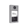 Videoportero IP 2 Megapixel / Llamada y Apertura Remota desde App Hik-Connect / PoE / Exterior IP65 + Antivandalico IK08 / 1 Departamento / Apertura con Tarjeta / Soporta 2 Puertas y hasta 6 Monitores