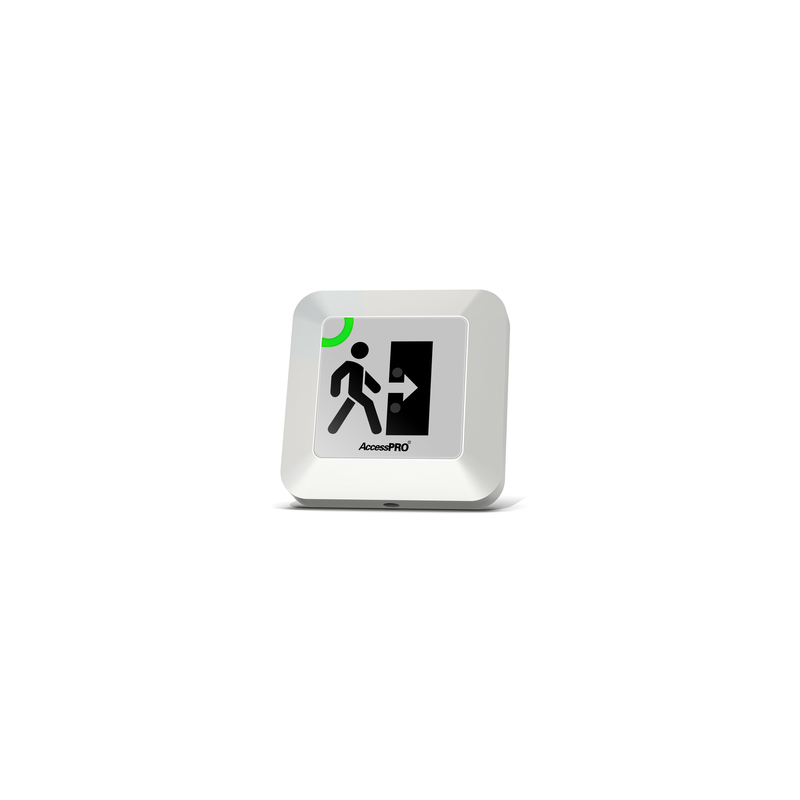 Botón de Salida sin Contacto Compatible con Control Remoto / Temporizado / Distancia Ajustable  / Diseño Moderno