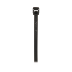 Cincho de Nylon 6.6 de Bloqueo, 203 mm largo x 2.5mm ancho, Color Negro, Exterior Resistente a Rayos UV, Paquete de 1000pz