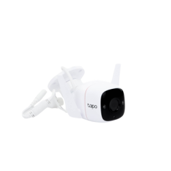 Cámara IP Wi-Fi para exterior, 3 megapixel, audio doble vía, visión nocturna, notificación Push, acepta memoria Micro SD de para grabación. 