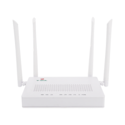 ONU Dual G/EPON con Wi-Fi AC de doble banda, 1 puerto SC/UPC + 2 puertos LAN Gigabit + 1 puerto FXS