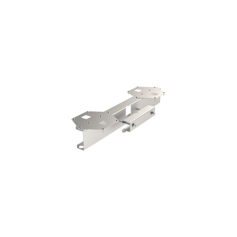 Base Doble para Lámpara de Obstrucción EI-GSLSE. Compatible con tubo hasta 1-1/4".