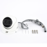 AUDIO POR COAXITRON / Turret TURBOHD 5 Megapixel / Angulo de vision 85.5° / Lente 2.8 mm / 30 mts IR EXIR / Exterior IP67 / 4 Tecnologías / dWDR