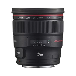 Lente Canon 24mm f1.4 / 8K / Auto-Iris / compatible con Cámara TNB-9000