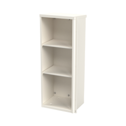 Gabinete Acero Galv. para 3 Bat. PL110D12. Puerta Ventilada. Acc. de piso o poste No incluidos (400 x 1060 x 300mm).