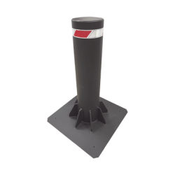 Bolardo Fijo de Alta Seguridad de 220 mm de Diámetro / Fabricado en Acero al Carbón 