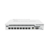 (CRS309-1G-8S+IN) Switch administrable Sistema Operativo Dual, puerto 1G Rj45, 8 puertos 10G SFP+ para Escritorio