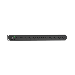 PDU Básico para Distribución de Energía, Enchufe de Entrada NEMA L5-20P, Con 12 Contactos NEMA 5-20R, Instalación Horizontal de 19in, 1UR, 20 Amp, 120 Vca