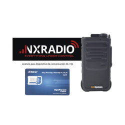 Kit de Radio TE390V2 + Licencia NXRADIOTERMINAL Anual + SIM Telcel 1GB