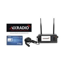 KIT Radio PoC + licencia NXRADIOTERMINAL, Incluye Radio PoC Móvil 4G LTE M5