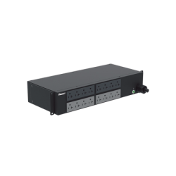 PDU Básico para Distribución de Energía, Enchufe de Entrada NEMA L5-30P, Con 16 Contactos NEMA 5-20R, Instalación Horizontal de 19in, 2 UR, 30 Amp, 120 Vca