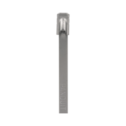 Cincho PanSteel de Acero Inoxidable Tipo 304, 362mm largo x 4.6mm ancho, Color Metálico, Paquete de 100pz
