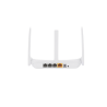 Router Inalámbrico N / 2.4 GHz de 300 Mbps / 1 Puerto WAN 10/100 Mbps / 3 puertos LAN 10/100 Mbps /  3 antenas de 5 dBi / Compatible con IPTV e IPV6