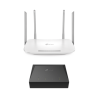 Kit de ONU Gigabit XZ000G3 con Router Router Inalámbrico ISP doble banda AC, Hasta 1167 Mbps, 4 antenas externas omnidireccional, Puertos Gigabit