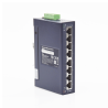 Switch Industrial No Administrable de 8 Puertos Gibabit 10/100/1000T, Diseñado para Montaje en Pared y Riel DIN