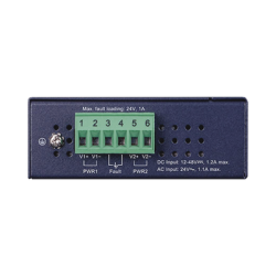 Switch Industrial No Administrable de 8 Puertos Gibabit 10/100/1000T, Diseñado para Montaje en Pared y Riel DIN