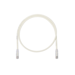 Cable de Parcheo UTP, Cat6A, 24 AWG, CM, Color Blanco, 3ft