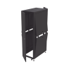 Gabinete para Telecomunicaciones Rack Estándar de 19", 42UR, 600 mm Ancho x 1000 mm Profundidad. Fabricado en Acero, Se envía el Gabinete Armado.