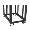 Gabinete para Telecomunicaciones Rack Estándar de 19", 42UR, 600 mm Ancho x 1000 mm Profundidad. Fabricado en Acero, Se envía el Gabinete Armado.