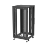 Gabinete Profesional para Telecomunicaciones de 19in, Instalación a Piso, 24UR, 600 mm Profundidad, Se envía el Gabinete Armado.