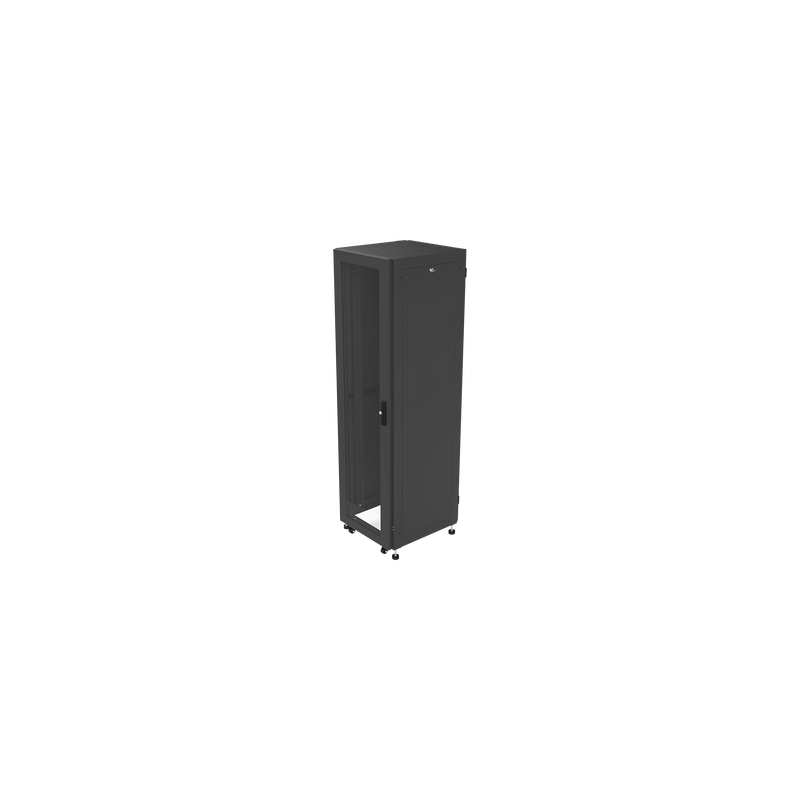 Gabinete para Telecomunicaciones Rack Estándar de 19", 42UR, 600 mm Ancho x 600 mm Profundidad. Fabricado en Acero, Se envía el Gabinete Armado.